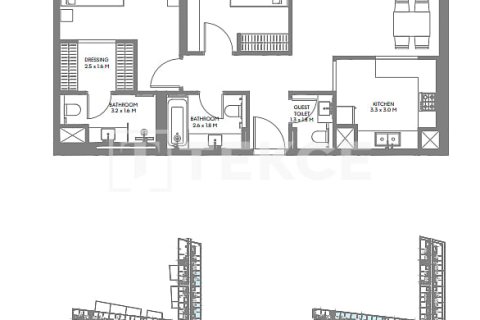 Byt v Aljada, Sharjah, SAE 1 ložnice, 106 m² Č.: 699449 - fotografie 10