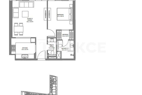 Byt v Aljada, Sharjah, SAE 1 ložnice, 106 m² Č.: 699449 - fotografie 9