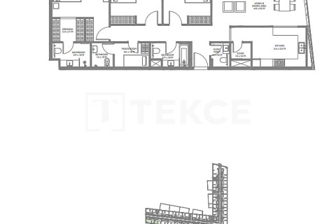 Byt v Aljada, Sharjah, SAE 3 ložnice, 271 m² Č.: 699451 - fotografie 13
