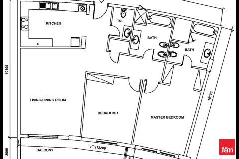Apartemen di Motor City, Dubai, UEA 2 kamar tidur, 151.4 m2 nomor 691222 - foto 14