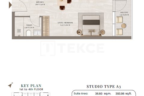 Dubai Land, Dubai, BAE’de satılık daire 1 oda, 45 m&sup2; No 730808 - fotoğraf 21