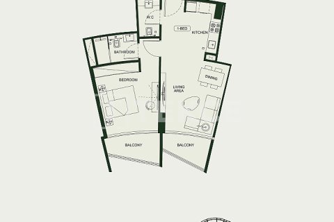 Apartamento en venta en Arjan, Dubai, EAU 1 habitación, 35 m2 № 730879 - foto 20
