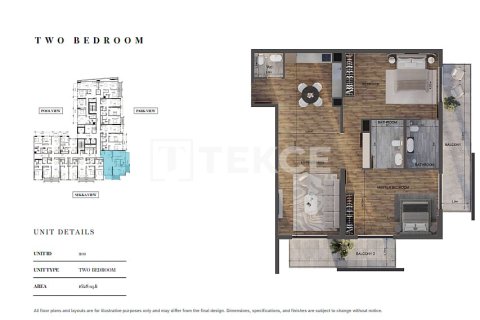Wohnung zum Verkauf in Jumeirah Village Circle, Dubai, VAE 1 Zimmer, 44 m2 Nr. 730807 - Foto 11