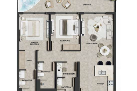 Appartement te koop in Dubai Land, Dubai, VAE 1 kamer, 43 vr.m., nr 732438 - foto 8