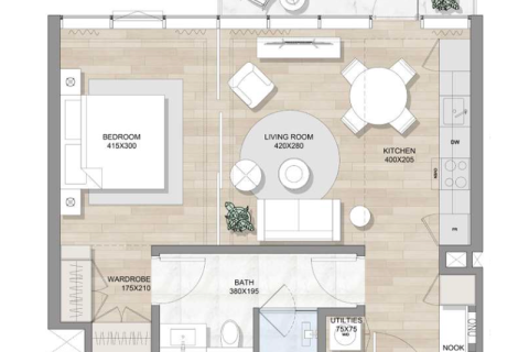Appartement te koop in Ras Al Khaimah, VAE 1 kamer, 36 vr.m., nr 732436 - foto 5