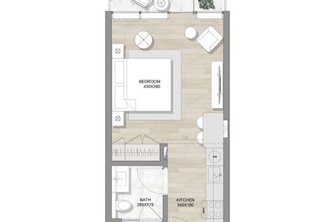 Appartement te koop in Ras Al Khaimah, VAE 1 kamer, 36 vr.m., nr 732436 - foto 4