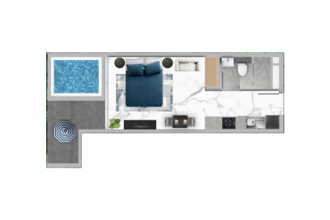 Apartmán v Dubai Land, SAE 1 izba, 36 m2 č. 732421 - Fotografia 11