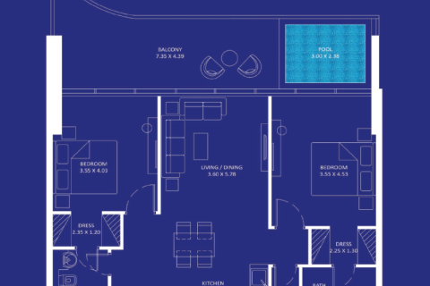 Maritime City, Dubai, UAE의 판매용 아파트 번호 690223 - 사진 8