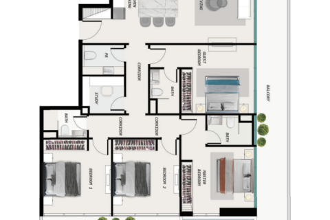 Dubai, संयुक्त अरब अमीरात में अपार्टमेंट, 1 बेडरूम, संख्या 690218 - फ़ोटो 10