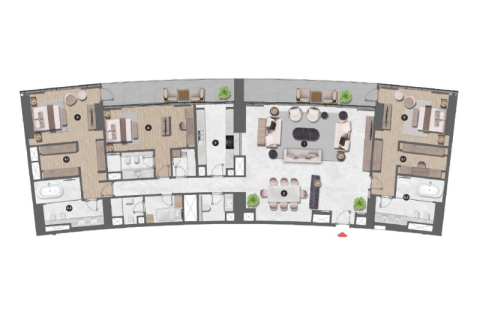 Купить квартиру в Дубай Марина, ОАЭ 1 спальня, 80м2, № 690219 - фото 8