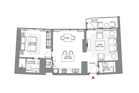 Купить квартиру в Дубай Марина, ОАЭ 1 спальня, 80м2, № 690219 - фото 5