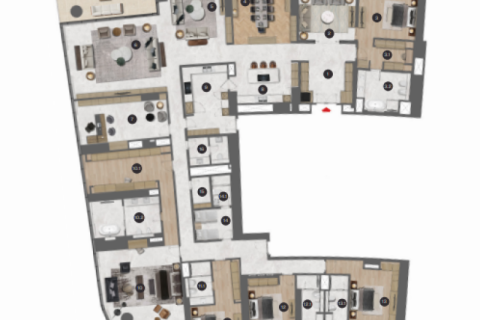 Купить квартиру в Дубай Марина, ОАЭ 1 спальня, 80м2, № 690219 - фото 11