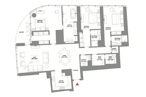 Купить квартиру в Дубай Марина, ОАЭ 1 спальня, 80м2, № 690219 - фото 6