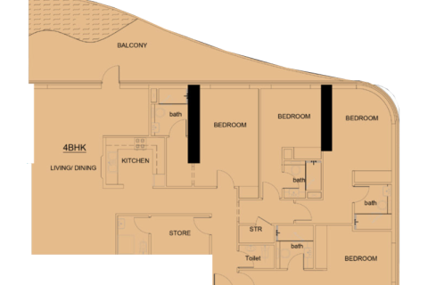 Apartmen di Jumeirah Village Triangle, Dubai, UAE 1 bilik tidur № 690222 - foto 9