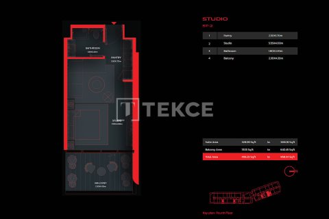 Byt v Al Marjan Island, Ras Al Khaimah, SAE 2 ložnice, 110 m² Č.: 693298 - fotografie 13
