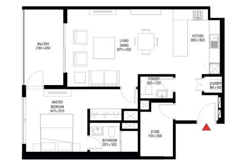 Apartmen di Dubai, UAE 1 bilik tidur, 88.1 meter persegi № 662247 - foto 12