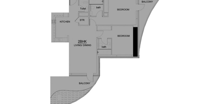 Byt v VOLGA TOWER v Jumeirah Village Triangle, Dubai, SAE 2 ložnice, 125 m² Č.: 484983