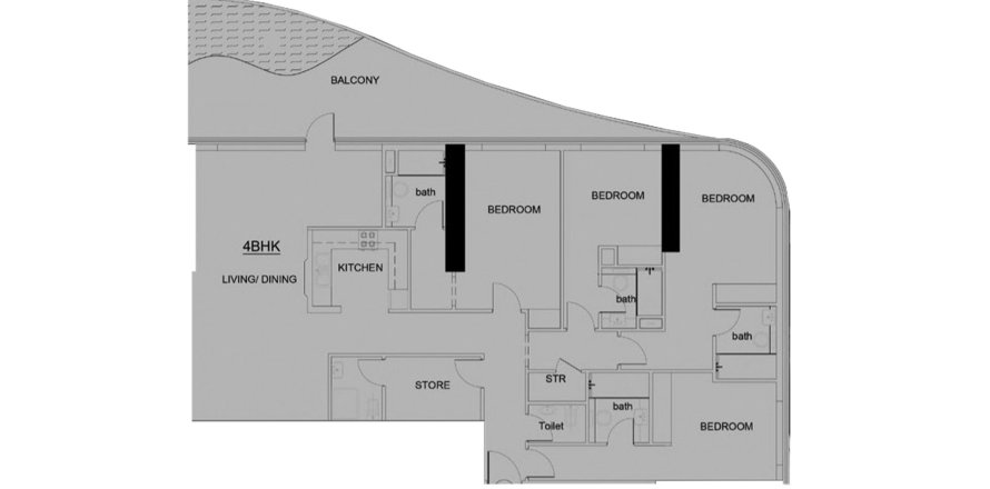 Appartement SAMANA CALIFORNIA à Jumeirah Village Triangle, Dubai, EAU: 4 chambres, 208 m2 № 409274