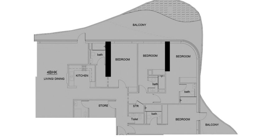 Dzīvoklis VOLGA TOWER Jumeirah Village Triangle, Dubaijā, AAE 4 istabas, 258 m2 Nr. 409273