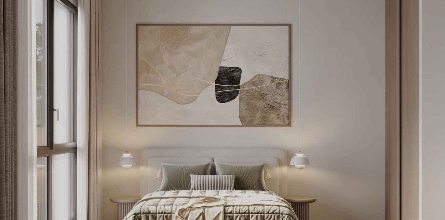 Квартира в Mayfair Residence в Джумейра Вилладж Серкл, Дубай, ОАЭ 2 комнаты, 56.5м2 № 657134