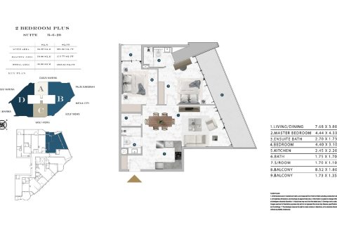 Maritime City, Dubai, संयुक्त अरब अमीरात में अपार्टमेंट, 1 कमरा, 43 वर्ग मीटर, संख्या 704402 - फ़ोटो 22