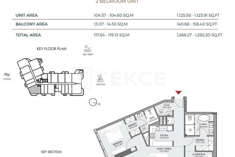 Apartmen di Dubai, UAE 3 bilik tidur, 206 meter persegi № 652906 - foto 25