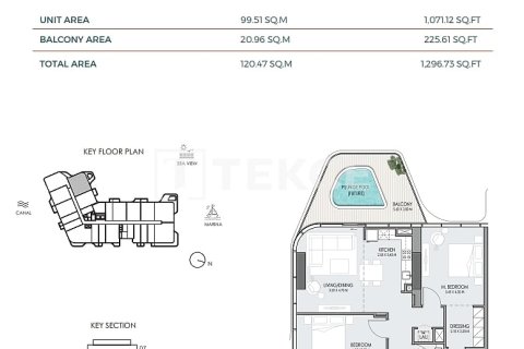 Apartmen di Dubai, UAE 3 bilik tidur, 206 meter persegi № 652906 - foto 30
