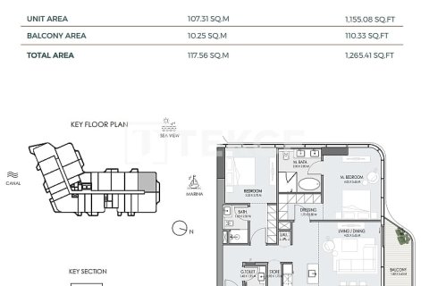 Apartmen di Dubai, UAE 3 bilik tidur, 206 meter persegi № 652906 - foto 28