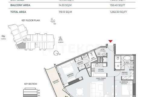 Apartmen di Dubai, UAE 3 bilik tidur, 206 meter persegi № 652906 - foto 18