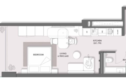 Apartman u Dubai, UAE 1 soba, 46 m2 Br. 728425 - fotografija 9