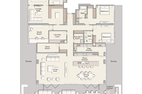 Купити квартиру в Дубай Хилс Эстейт, ОАЕ 1 кімната, 40м2, № 732568 - фото 10