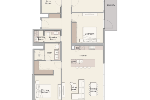 Купити квартиру в Дубай Хилс Эстейт, ОАЕ 1 кімната, 40м2, № 732568 - фото 9