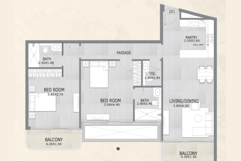Купити квартиру в Al Furjan, Дубай, ОАЕ 1 кімната, 39м2, № 732564 - фото 14