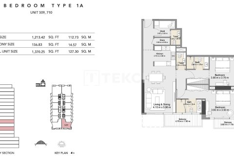 Duplex til salg i Dubai, UAE 3 soveværelser, 375 kvm № 762870 - foto 11