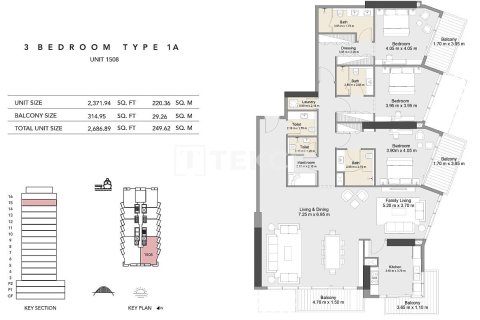 Duplex til salg i Dubai, UAE 3 soveværelser, 375 kvm № 762870 - foto 12