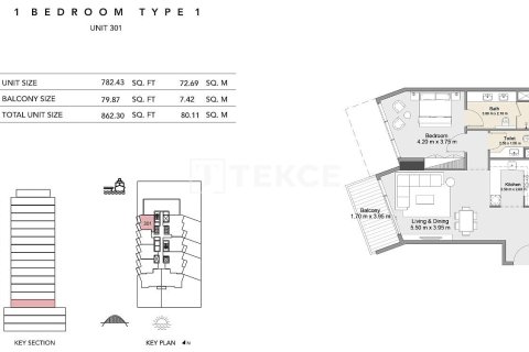 Duplex til salg i Dubai, UAE 3 soveværelser, 375 kvm № 762870 - foto 10