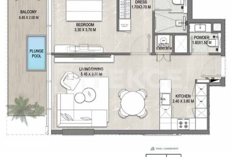 Müüa katusekorter asukohaga Dubai, AÜE: 3 magamistoaga, 314 m² Nr 762869 - pilt 29