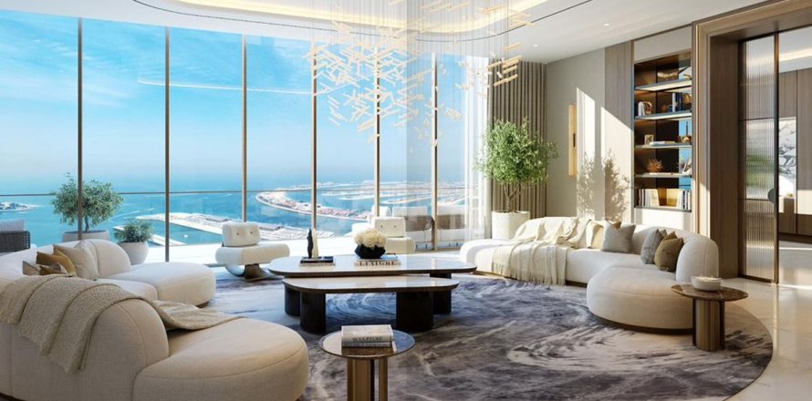 Apartmen di Dubai Harbour, UAE 1 bilik tidur, 111.4 meter persegi № 645717