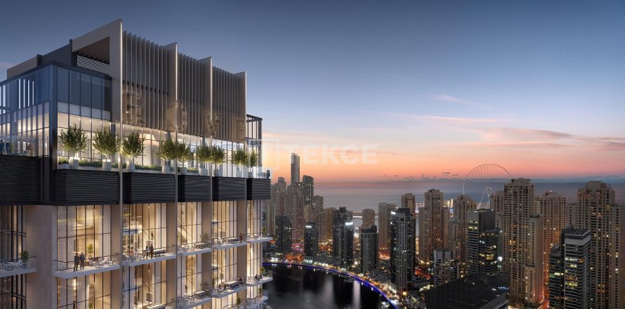 阿联酋 Dubai Dubai Marina 公寓  1 卧, 56 平方米 , 编号 551090