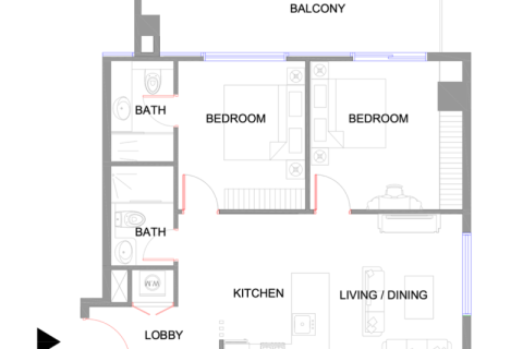 Leilighet til salgs i Jumeirah Village Circle, Dubai, Emiratene 1 rom, 36 kvm Nr. 732577 - Foto 5