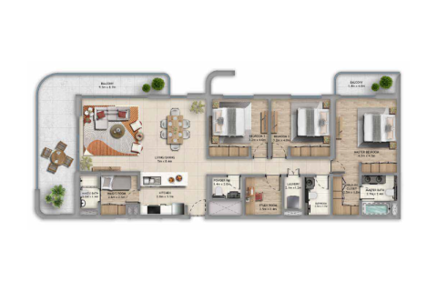 Wohnung zum Verkauf in Saadiyat Island, Abu Dhabi, VAE 1 Zimmer, 33 m2 Nr. 732579 - Foto 7