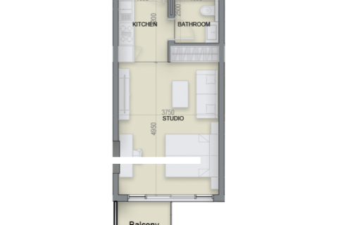 Apartment in Discovery Gardens, Dubai, UAE 1 room, 33 sq.m. № 732578 - photo 3