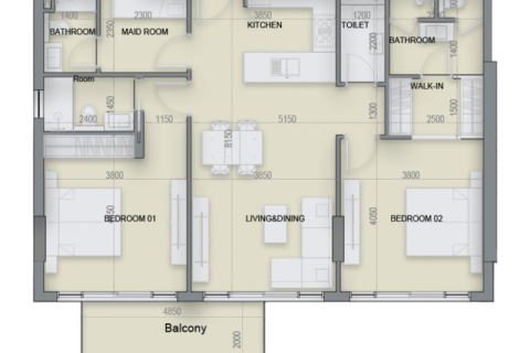 Apartment in Discovery Gardens, Dubai, UAE 1 room, 33 sq.m. № 732578 - photo 5