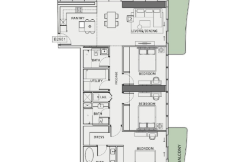 Apartament në Jumeirah Village Circle, Dubai, Emiratet e Bashkuara Arabe 1 dhomë, 39 m2. № 732582 - Foto 8