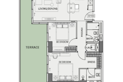 Apartament në Jumeirah Village Circle, Dubai, Emiratet e Bashkuara Arabe 1 dhomë, 39 m2. № 732582 - Foto 7