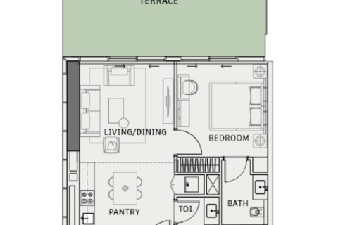 Apartament në Jumeirah Village Circle, Dubai, Emiratet e Bashkuara Arabe 1 dhomë, 39 m2. № 732582 - Foto 6
