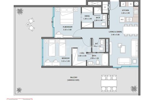 Купить квартиру в Masdar City, Абу-Даби, ОАЭ 4 комнаты, 140м2, № 701825 - фото 19