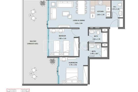 Купить квартиру в Masdar City, Абу-Даби, ОАЭ 4 комнаты, 140м2, № 701825 - фото 17