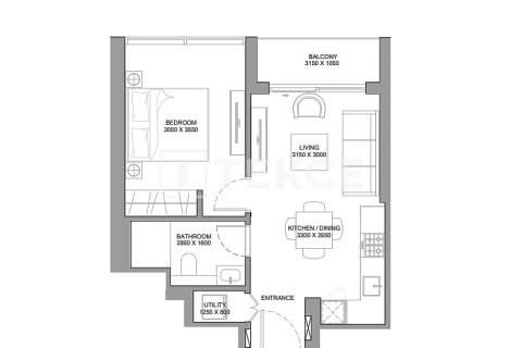 Byt v Dubai, SAE 1 ložnice, 77 m² Č.: 583116 - fotografie 15