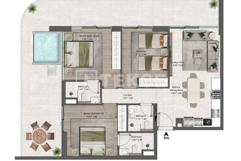 Apartament na sprzedaż w Dubai, ZEA 1 sypialnia, 59 mkw., nr 739942 - zdjęcie 18